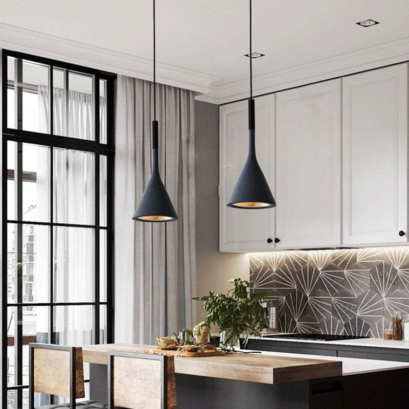 Moderne Driehoekige Hanglamp met LED Verlichting
