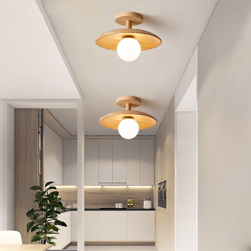 Elegante Japanse Plafondlamp voor Rustige Sfeer