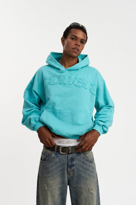 Raw Light Blue Hoodie