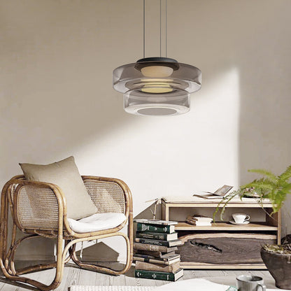 Bauhaus-Inspiratie: Elegante Glas Hanglamp