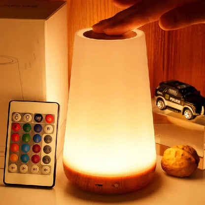 Elegante Touch-Control Nachtlamp voor Sfeervolle Verlichting