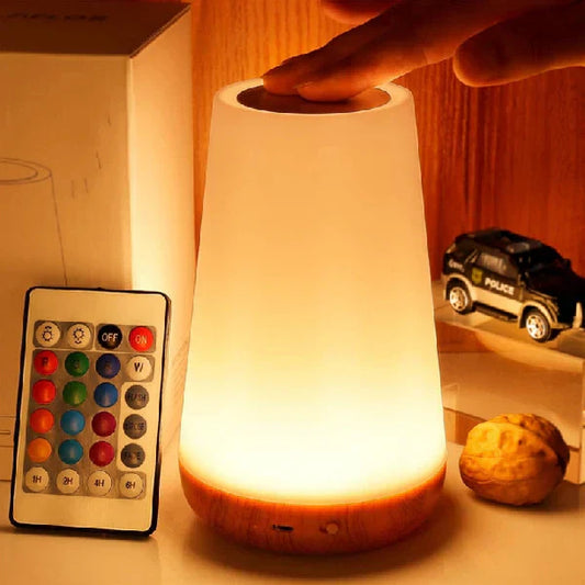 Elegante Touch-Control Nachtlamp voor Sfeervolle Verlichting
