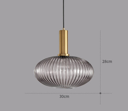 Kleurrijke Vintage Glazen Hanglamp voor Stijlvolle Verlichting
