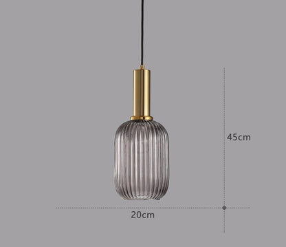 Kleurrijke Vintage Glazen Hanglamp voor Stijlvolle Verlichting